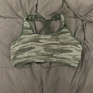 SEAMLESS WOMENS M SPORTS BRA | CAMO